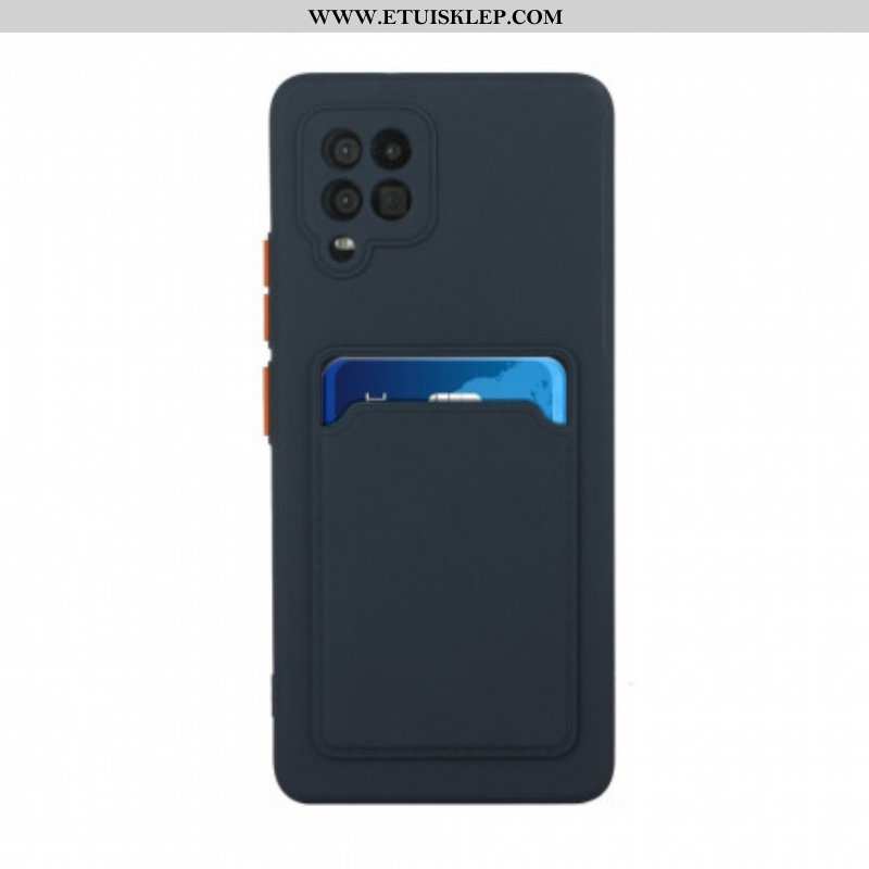 Etui do Samsung Galaxy M12 / A12 Silikonowy Uchwyt Na Kartę